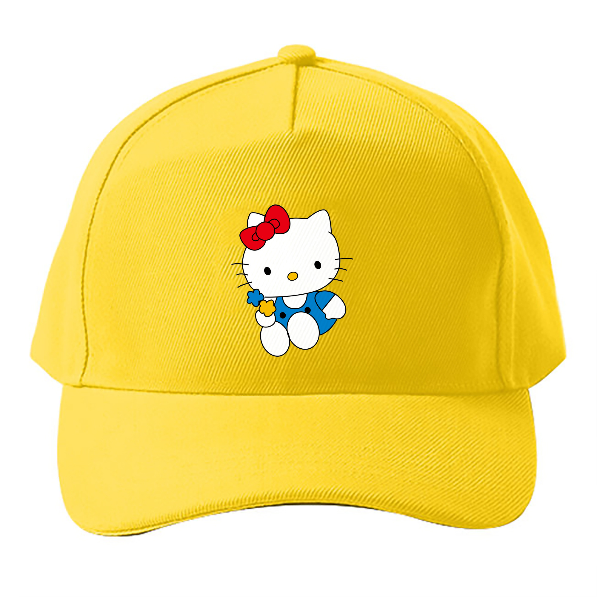 （画像用） Hello Kitty ハローキティ ベースボールキャップ 綿100％ 男女兼用 帽子 スポーツ